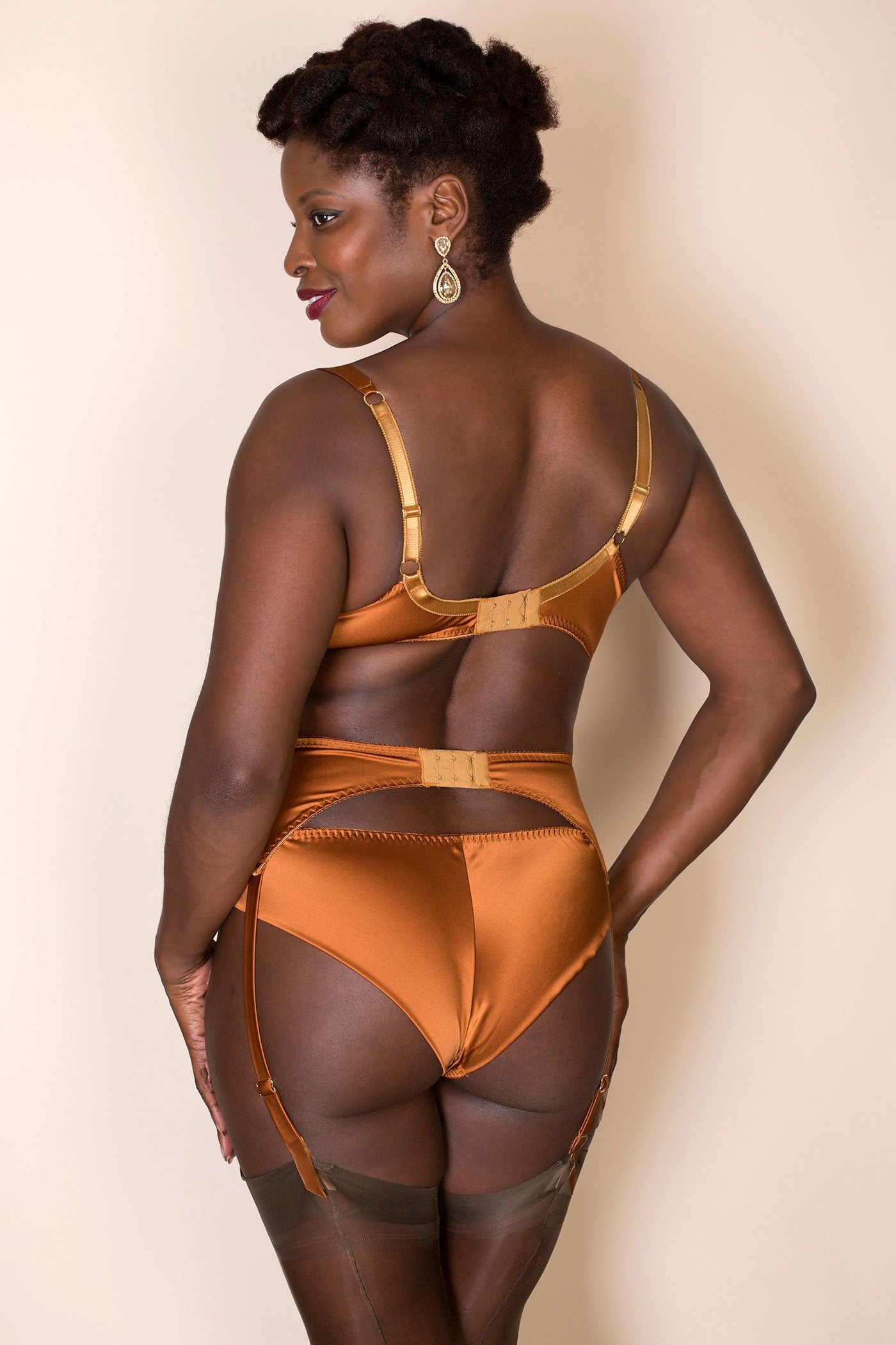 Plus size deals silk lingerie